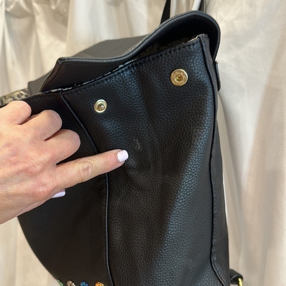 Catherine Malandrino small black backpack - Picture 7 of 14